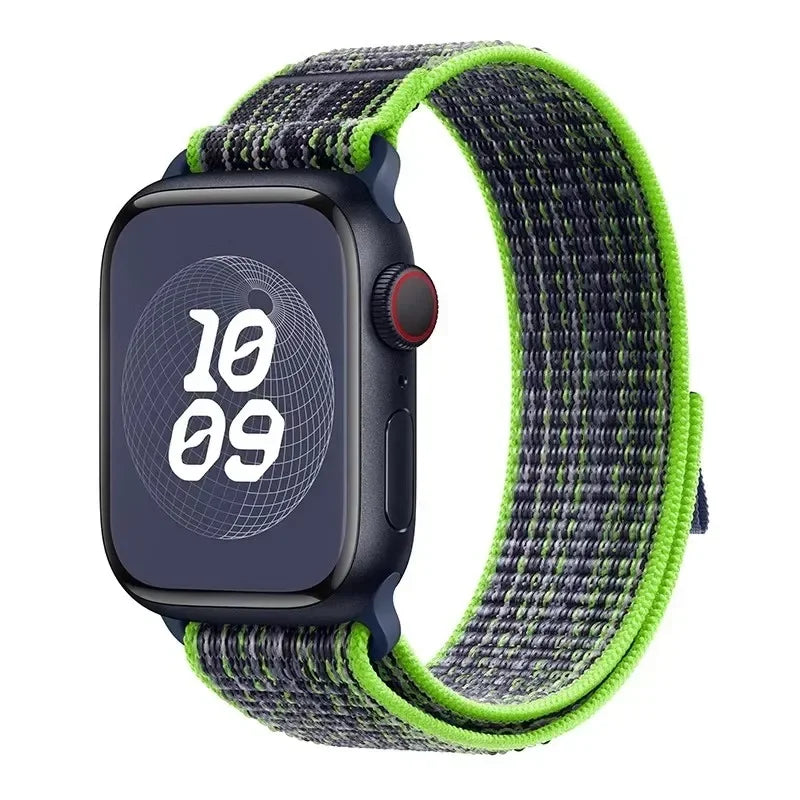 Sport Loop band for Apple Watch band Ultra 2 49mm 45mm 41mm 38mm 44mm Nylon band Apple Watch Series 10 9 8 7 6 5 4 SE 46mm 42mm