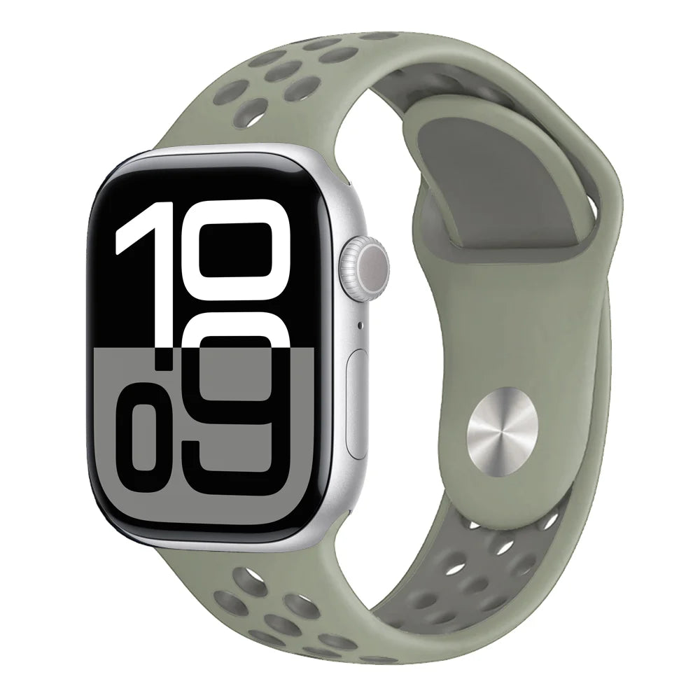 Official band For Apple Watch band 11 42mm 46mm 44mm 41mm 40mm 45mm Silicone band Apple Watch 10 9 8 7 6 5 SE 3 Ultra 3 2 49mm