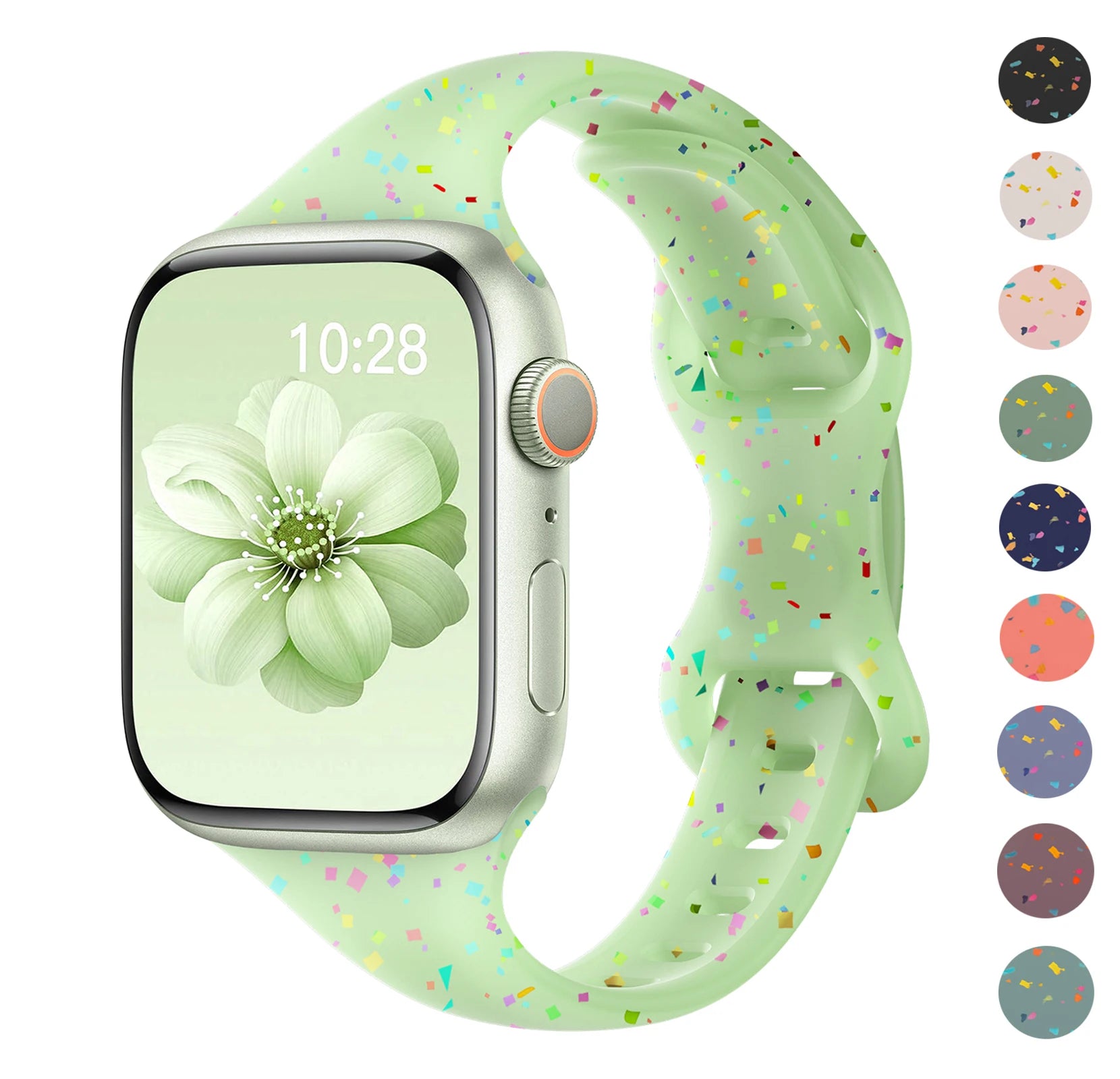 Slim Silicone band for Apple Watch band 40mm 41mm 45mm 44mm 38mm 49mm 42mm 46mm band Apple Watch Series 10 9 8 7 6 3 SE Ultra 2