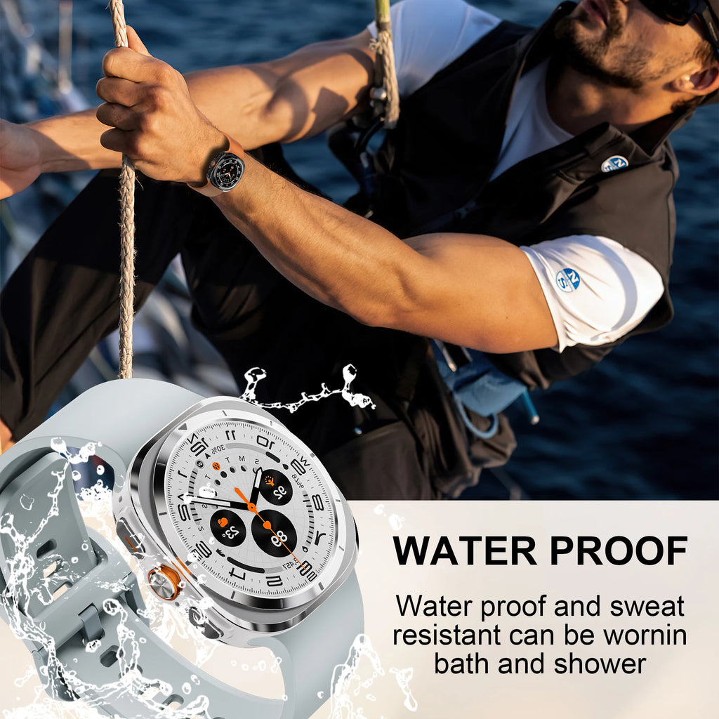 Original Silicone Band For Samsung Galaxy Watch Ultra Strap 47mm Accessories Sport Bracelet correa Galaxy Watch 7 Ultra 47 mm