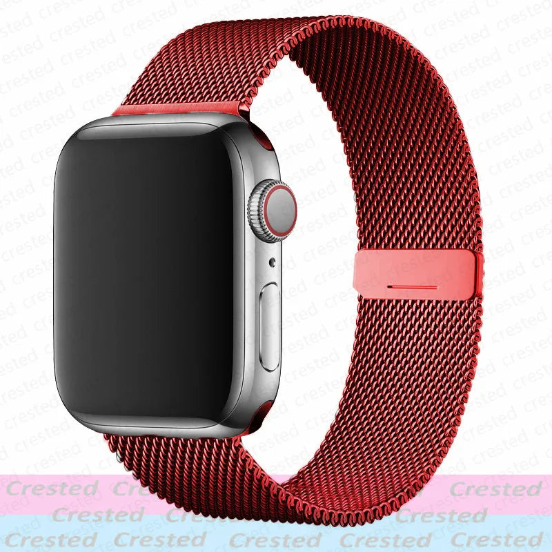 Magnetic band For Apple Watch band 44mm 40mm 45mm 46mm 49mm 42mm 41mm 38mm belt band Apple Watch Series 10 9 3 6 7 8 SE Ultra 2