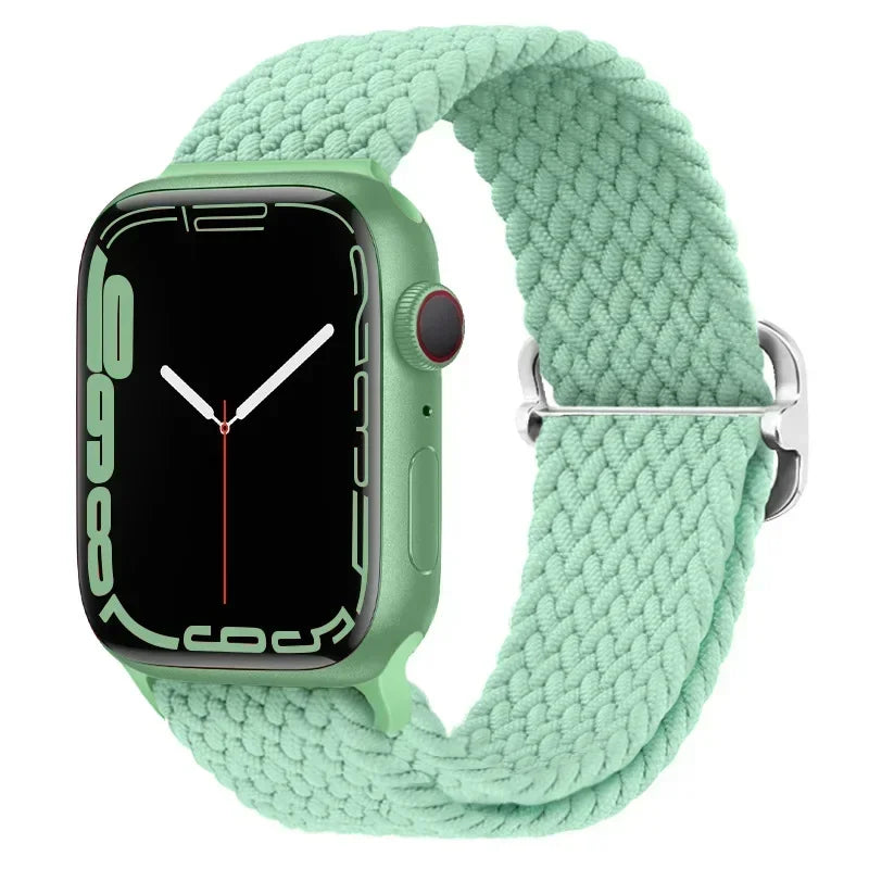 Braided Nylon band for Apple Watch band Ultra 2 49mm Series 10 46mm 42mm 44mm 40mm 41mm Adjustable band Apple Watch 9 8 7 6 SE 5 4