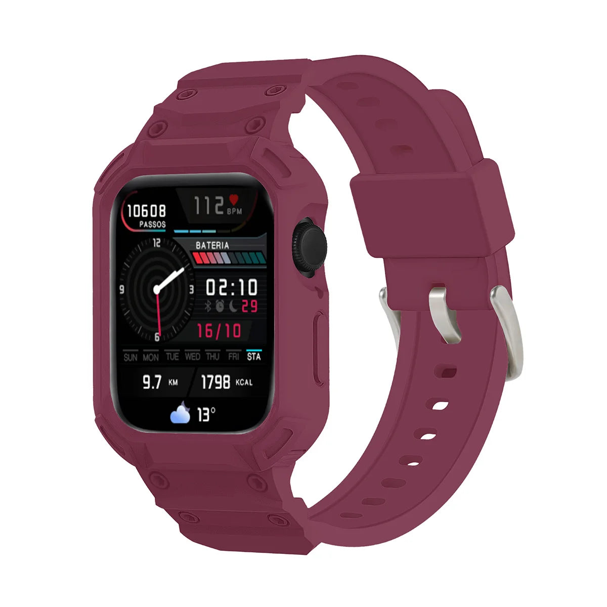 For Apple Watch Series 10 46mm 42mm Sport Protective Replacement Wristband Apple Watch Series 10 Retrofits band Case One piece