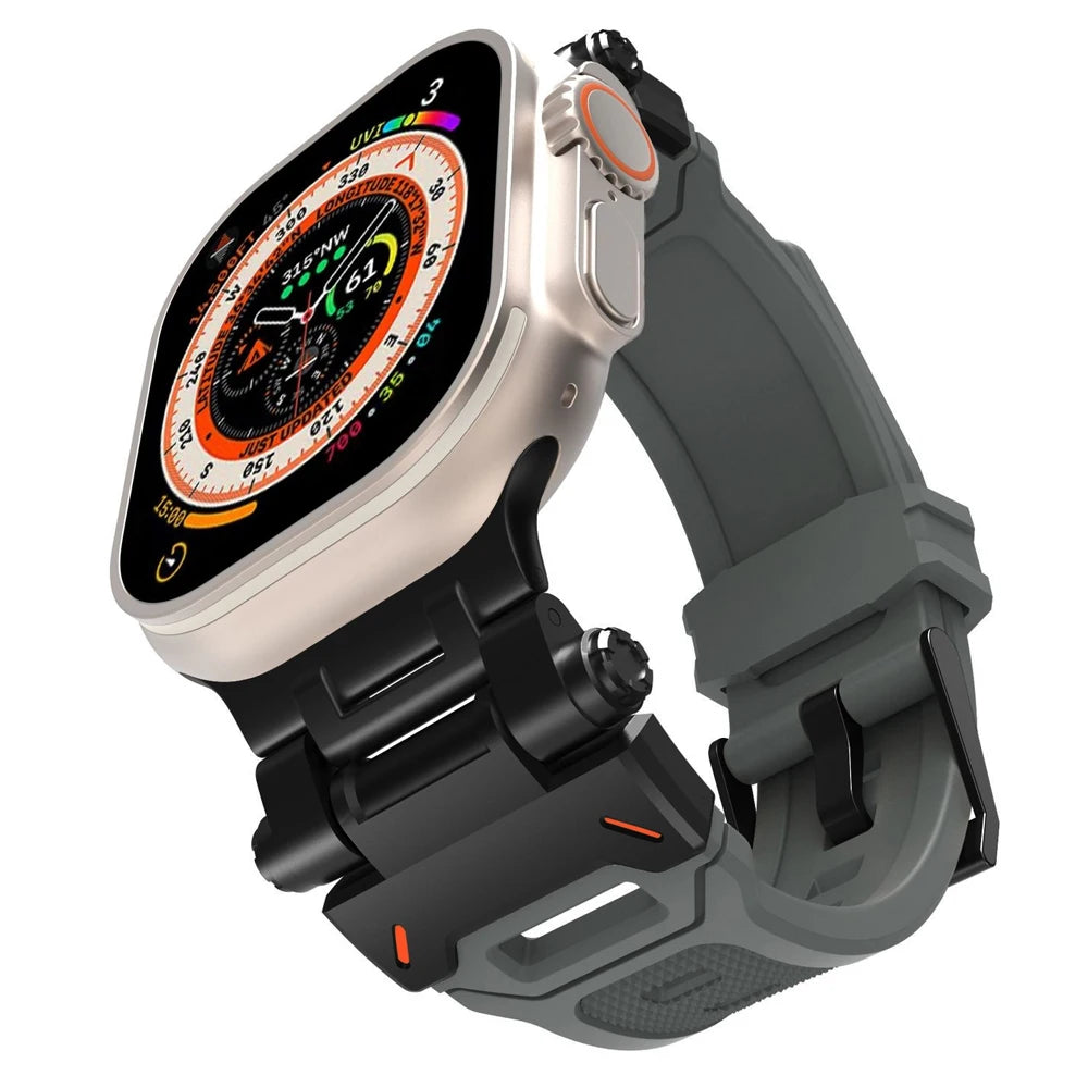 Single Tour band for Apple Watch Ultra 49mm band 44mm 45mm 46mm Men sport band Apple Watch Series 11 10 9 8 7 6 SE Luxury band