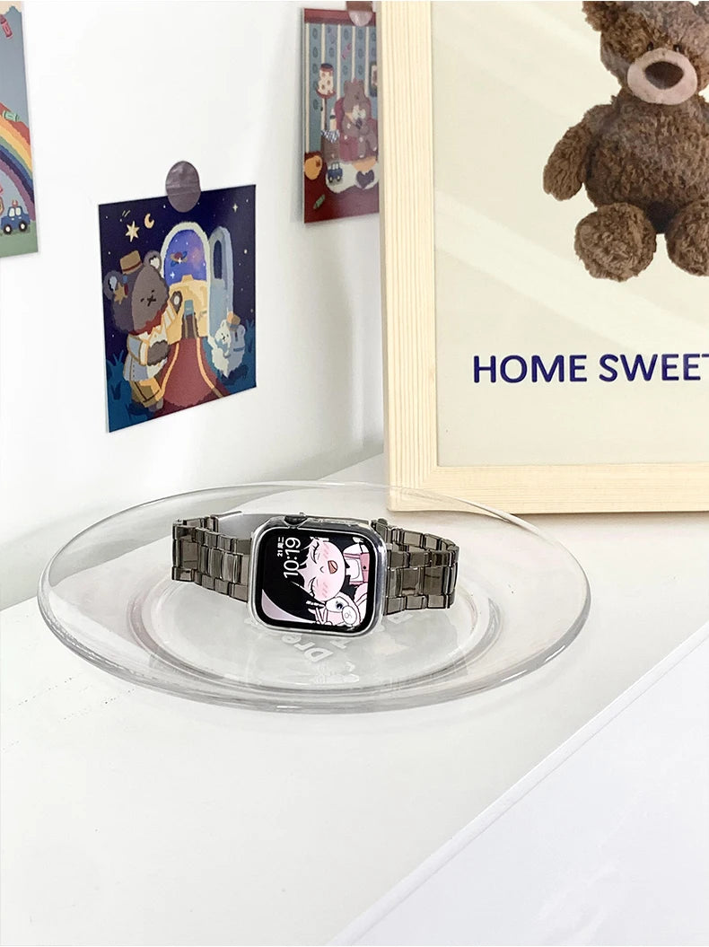 Transparent Link Bracelet For Samsung Galaxy Fit 3 Glacier Strap For Samsung Fit 3 Smart Watch Correa Accessories