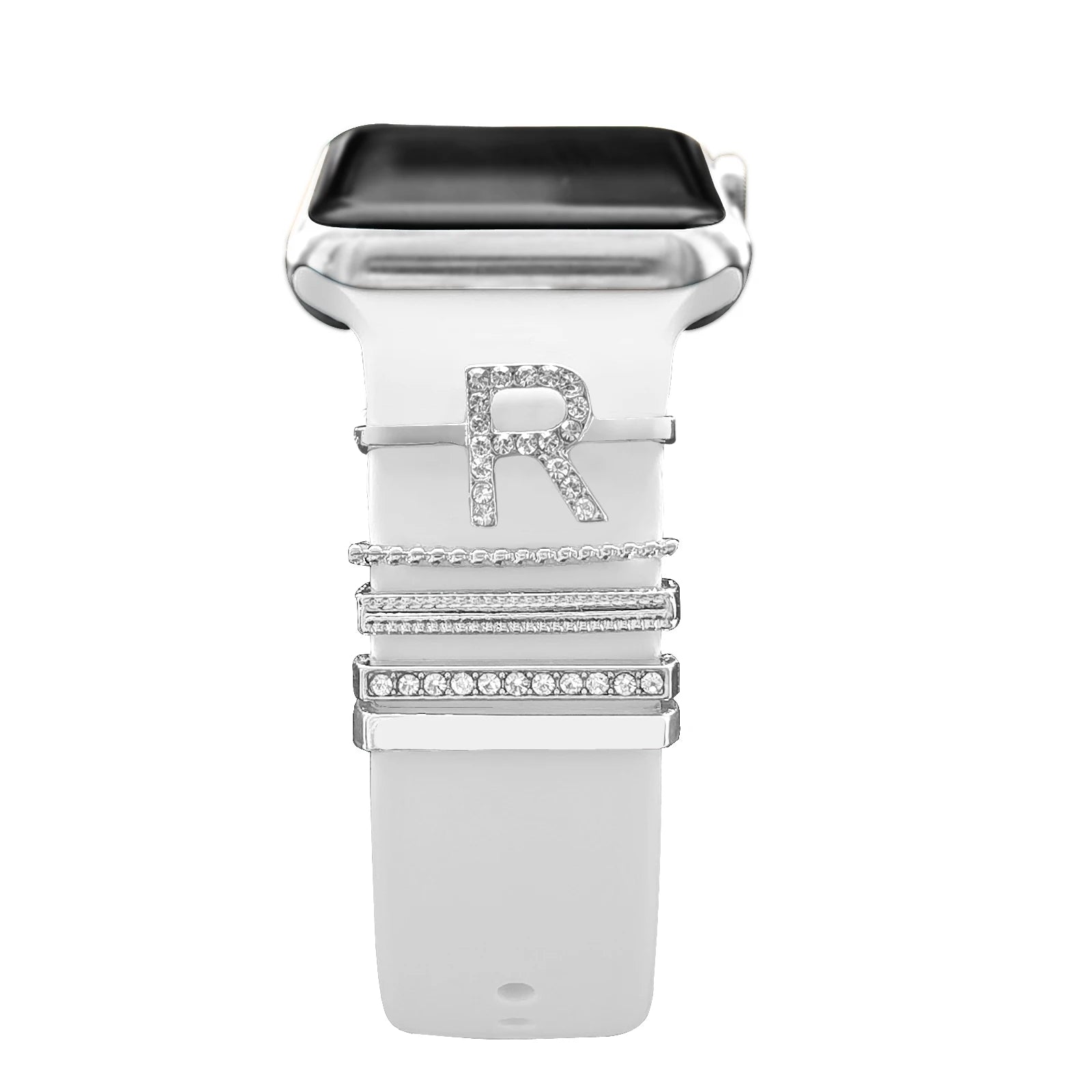 Decoration For Apple Watch band Series 8 7 6 5 4 SE 9 Accessories Diamond Jewelry Charms for Samsung Huawei watch fit 3 band