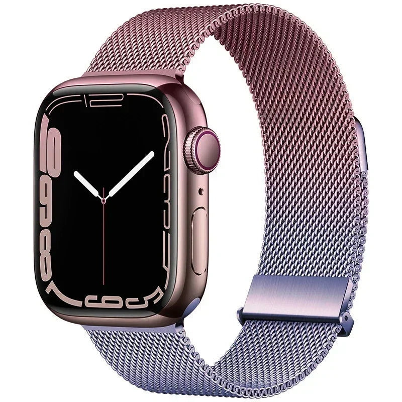band For Apple Watch band 44mm 40mm 45mm 41mm 49mm 42mm 38mm correa milanese loop band Apple Watch Series 3 6 SE Ultra 2 7 8 9