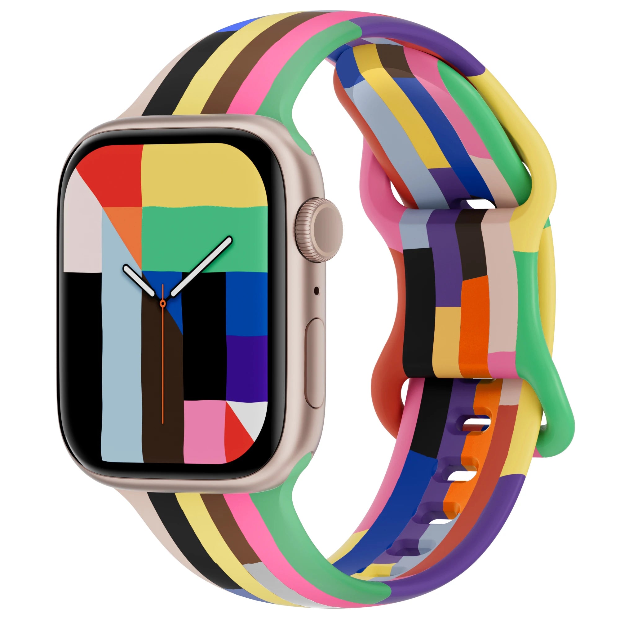 Silicone band For Apple Watch band 40mm 44mm 46mm 45mm 41mm 49mm 38mm 42mm Correa band Apple Watch Series 6 Ultra 2 7 8 9 SE 10 band