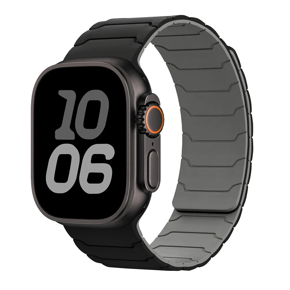 magnetic band For Apple Watch band Ultra 2 3 49mm 44mm 40mm 41mm 46mm 42mm 45mm 38mm Silicone band Apple Watch Series 11 9 8 SE 10