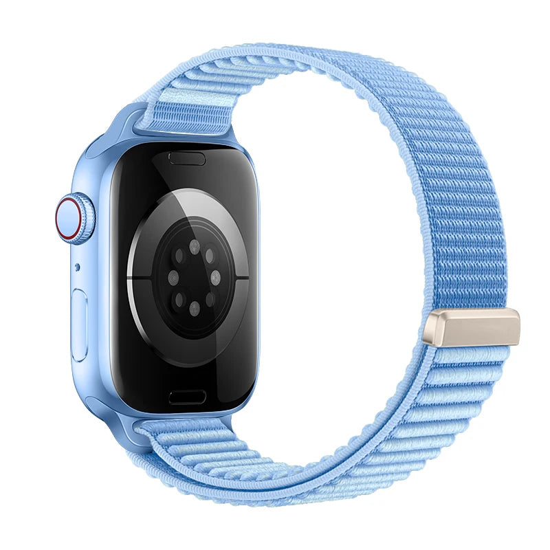 Nylon band for Apple Watch band Ultra 49mm sport band for Apple Watch Series 11 10 9 8 SE 3 46mm 42mm 45mm 41mm 44mm 40mm 38mm