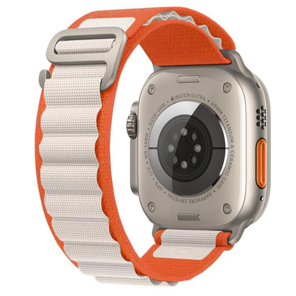 Alpine loop band for Apple Watch Ultra 2 band 49mm 44mm 40mm 41mm 45mm 42mm 46mm correa band Apple Watch Series 7 SE 3 8 9 10 11