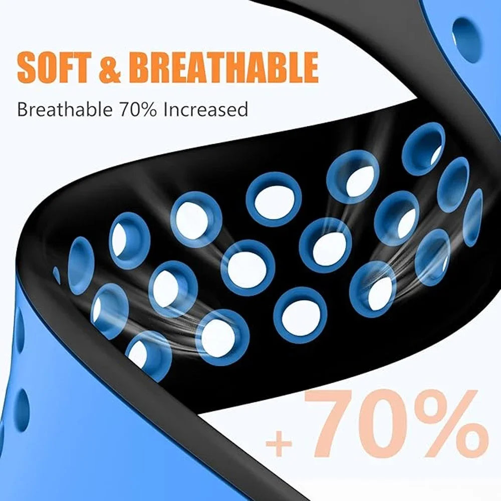 Flash Silicone band For Apple Watch 10 9 8 7 Ultra 2 49mm 46mm 45mm 42mm 41mm band Wristband Apple Watch 6 5 4 SE 44mm 40mm Belt