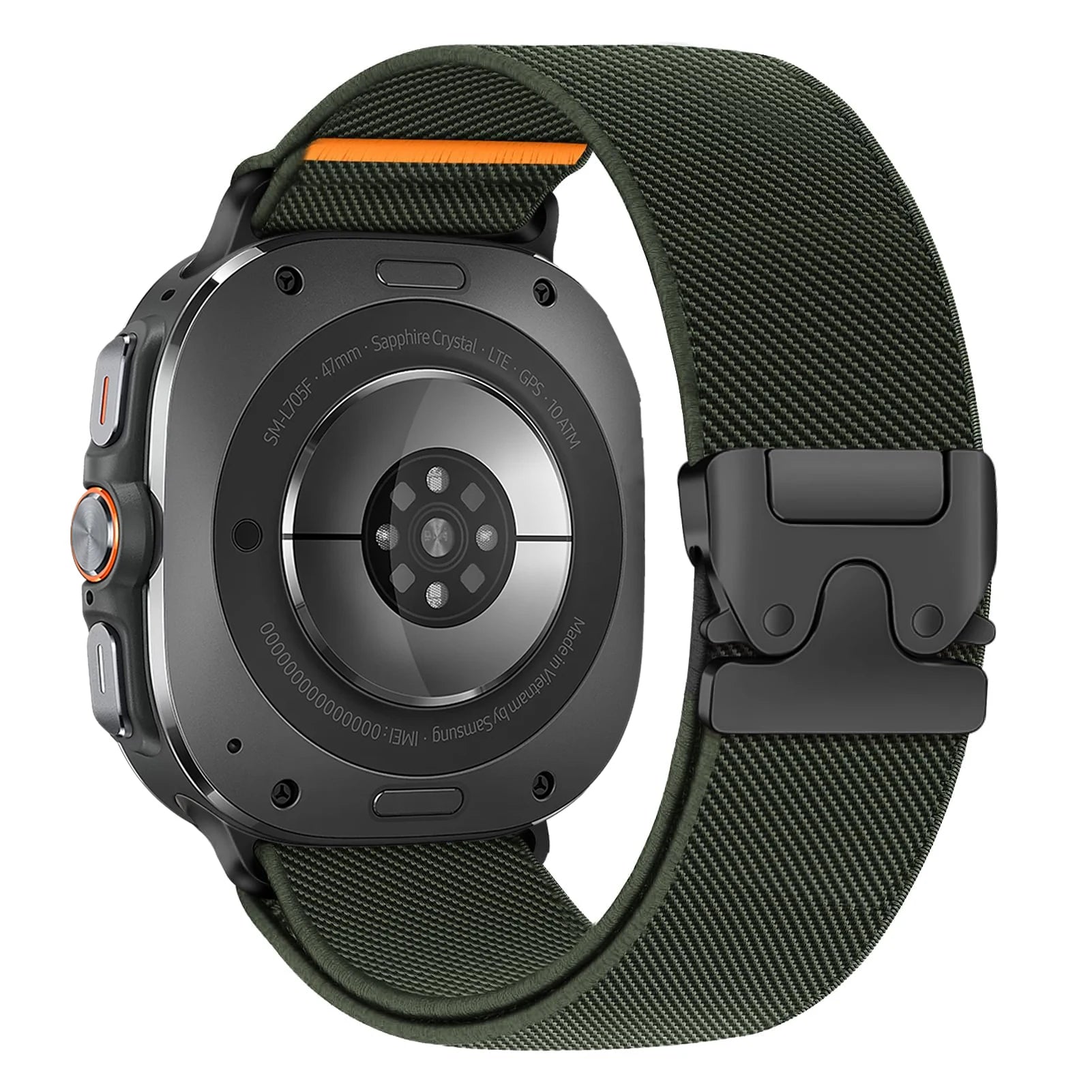 Parachute Strap For Samsung Galaxy Watch Ultra Band 47mm stretch Nylon correa pulseira Bracelet for Galaxy Watch 7 ultra Strap