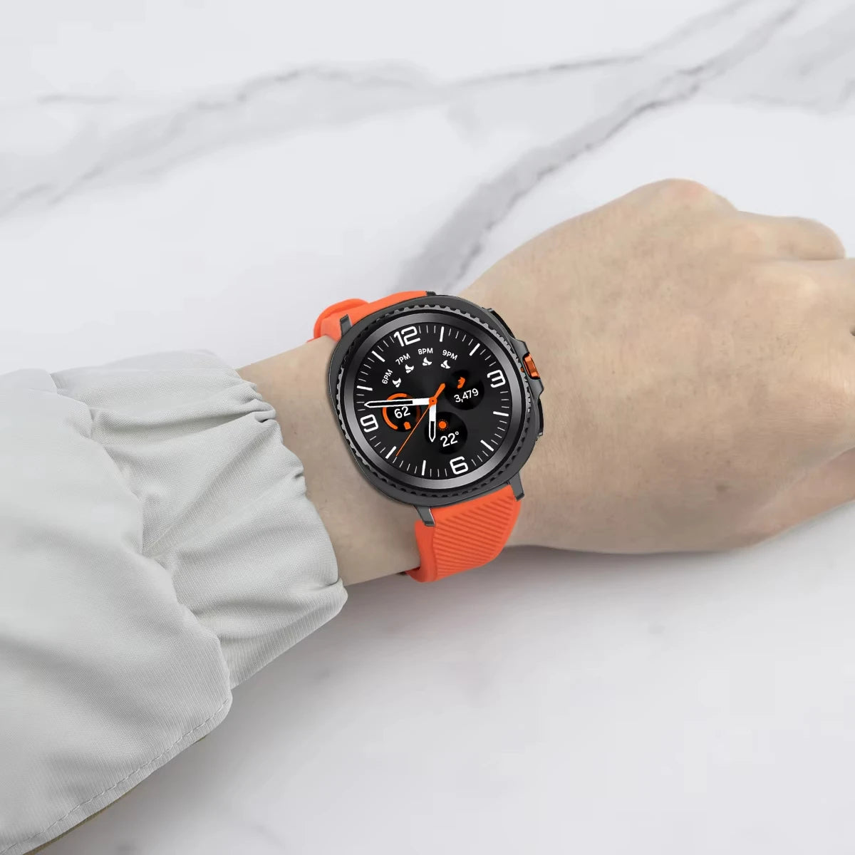 Silicone band for Galaxy watch 8/8 classic/ultra 2025 40mm 44mm 46mm Accessories sport belt brecelet correa Galaxy watch 8 strap