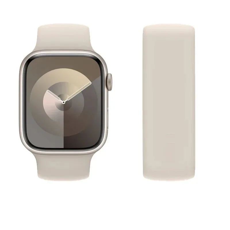 Silicone band For Apple Watch band 44mm 40mm 45mm 49mm 41mm Elastic Belt band Apple Watch Series Ultra SE 6 7 8 9 band