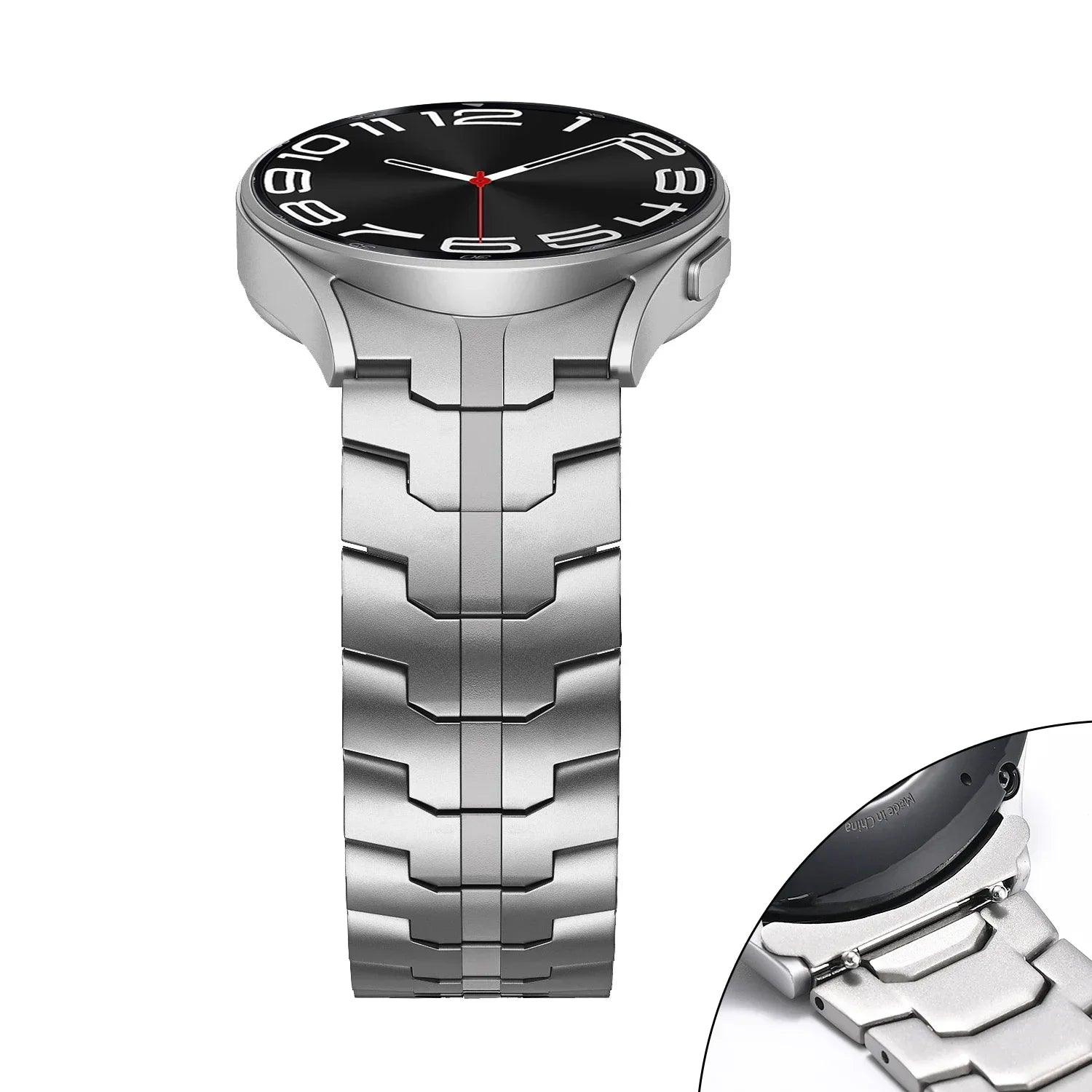 Stainless Steel Strap for Samsung Galaxy Watch 7 6 5 4 40mm 44mm 6 Classic 43mm 47mm No Gaps Metal Band 5Pro 45mm Quick Bracelet