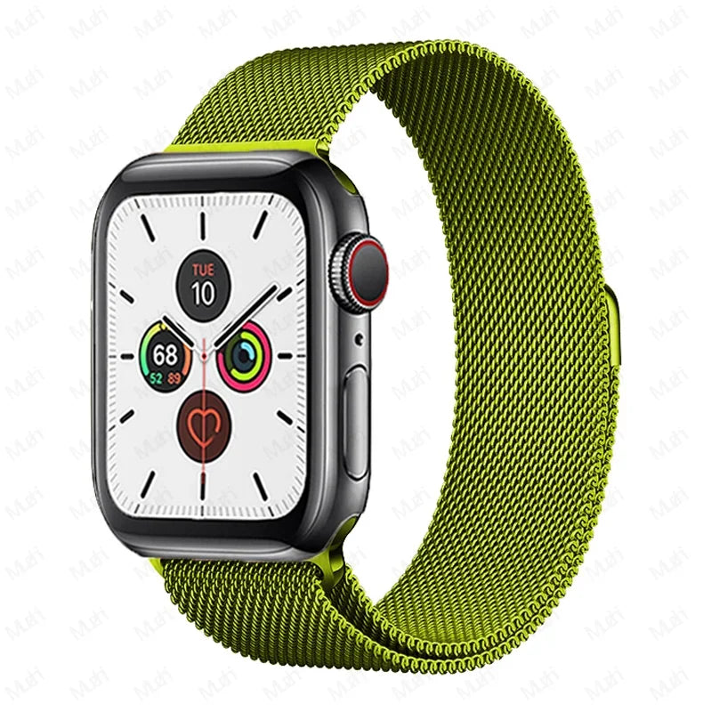 Milanese Loop for Apple Watch band 44mm 40mm 45mm 41mm 42mm 38mm 44mm band Ultra 2 49mm metal band Apple Watch Series 9 8 7 6 SE 5 4 3
