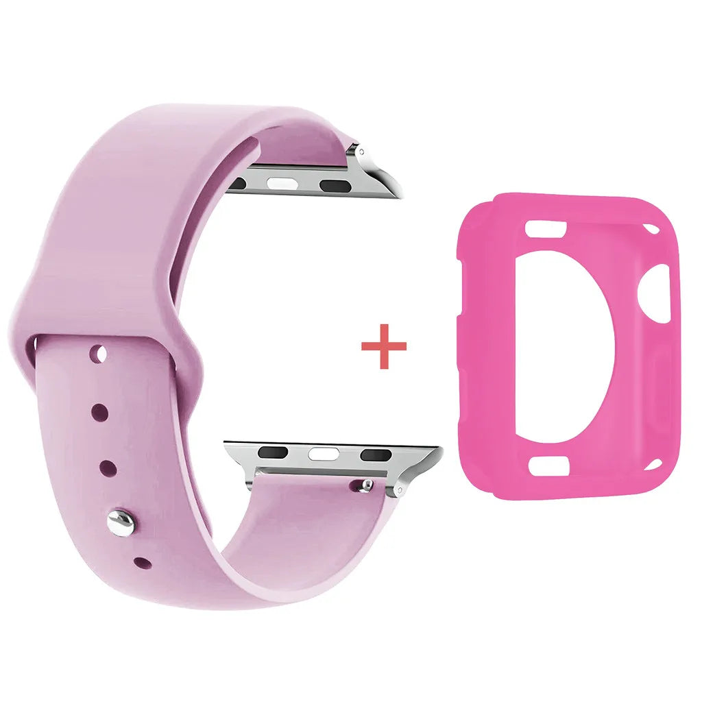 TPU Case+band Screen Protectors for Apple Watch 38mm 40mm 41mm 42mm 44mm 45mm 49mm Apple Watch Series 11 10 9 8 7 6 5 4 Ultra SE