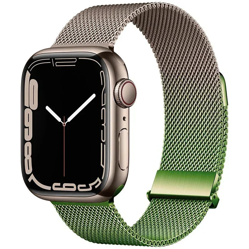 band For Apple Watch band 44mm 40mm 45mm 41mm 49mm 42mm 38mm correa milanese loop band Apple Watch Series 3 6 SE Ultra 2 7 8 9