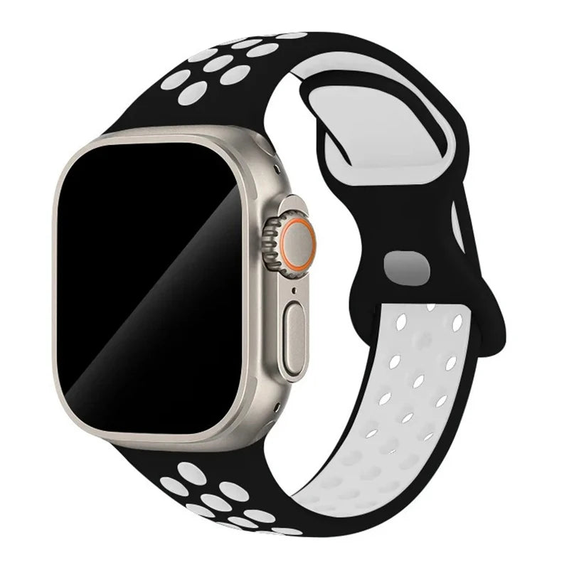 band For Apple Watch band 46mm 44mm 45mm 49mm 40mm 41mm 38mm 42mm correa Breathable band Apple Watch Series Ultra 11 10 9 8 SE 7 6