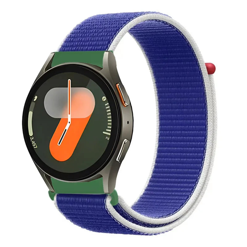 20mm 22mm Nylon Strap for Samsung Galaxy Watch 7/6/5/4 Huawei Watch 5/GT5/4/3 Pro 46mm Breathable Band for Garmin 970 965 955 55