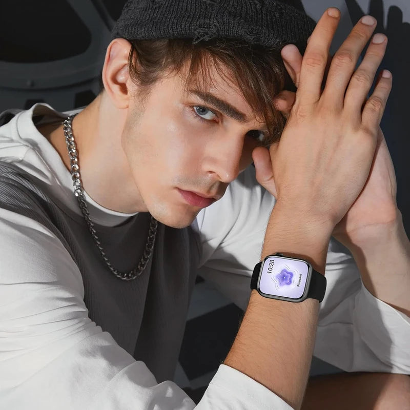 Silicone band For Apple Watch band 46mm 44mm 45mm 40mm 41mm 42mm 38mm 49mm sport band Apple Watch Series 11 10 9 8 7 6 5 SE Ultra3