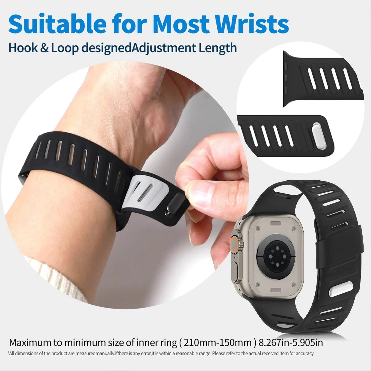 Silicone Sport band For Apple Watch Ultra 2 3 49mm band 42mm 44mm 45mm 46mm Slanted Buckle band for Apple Watch 11 10 9 8 7 6 5 4 SE 3