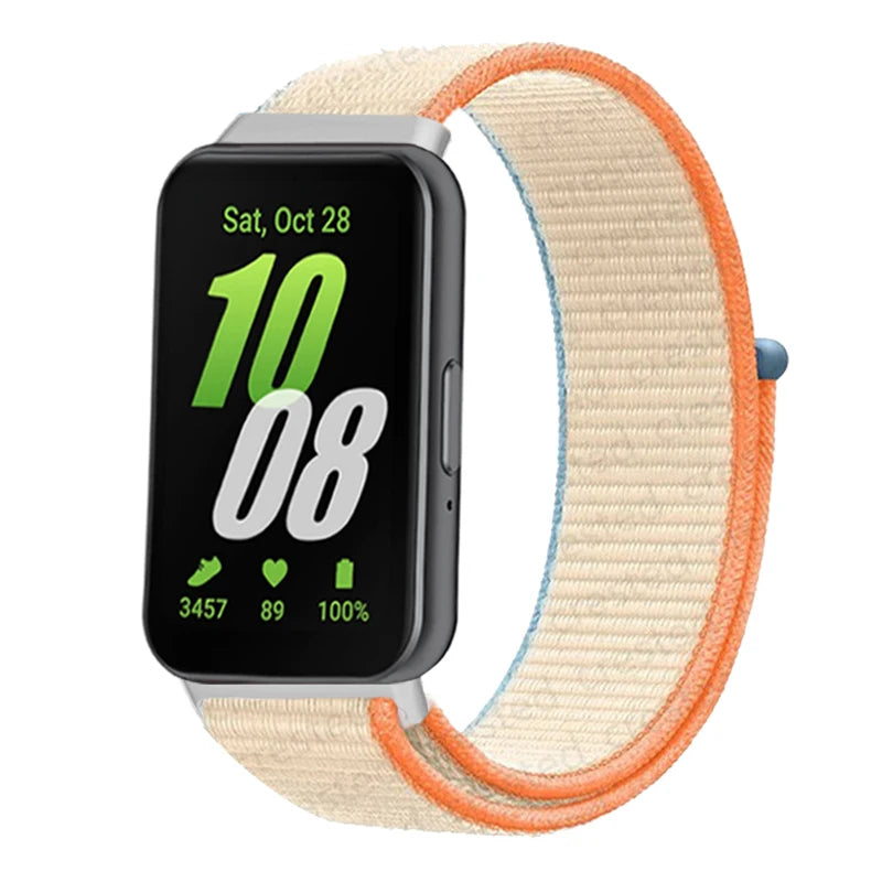 Sport Nylon Loop for Samsung Galaxy Fit 3 strap Accessories Breathable Adjustable Replacement correa bracelet galaxy fit3 band