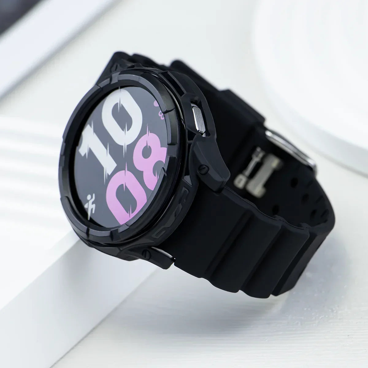 Silicone Strap+Case for Samsung Galaxy Watch 6 Classic 43mm 47mm Sport Loop Band Screen Protective Cover for SAMSUNG 6Classic