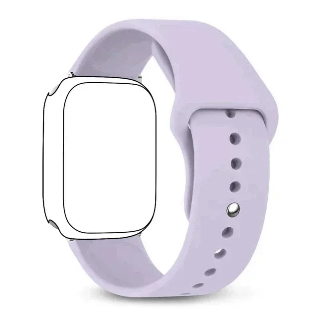 Silicone band For Apple Watch band 46mm 42mm 45mm 44mm 49mm 41mm 40mm 38mm band Apple Watch Series 10 9 8 Ultra 7 SE 3 4 6 Band