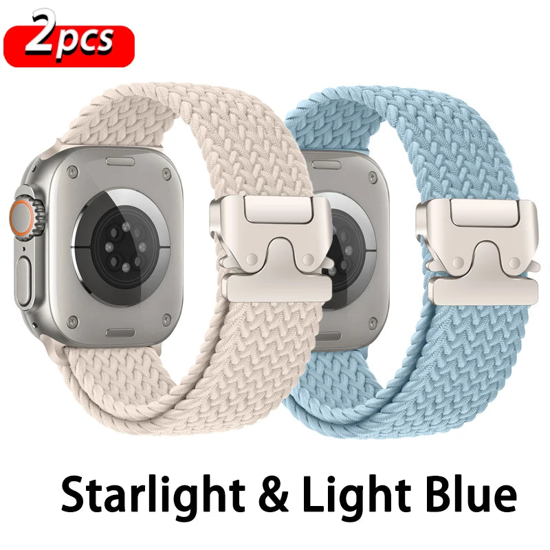 Parachute band for Apple Watch band 46mm 42mm 45mm 44mm 41mm Braided band Correa Apple Watch Series 10 9 8 SE 5 6 7 Ultra 2 49mm