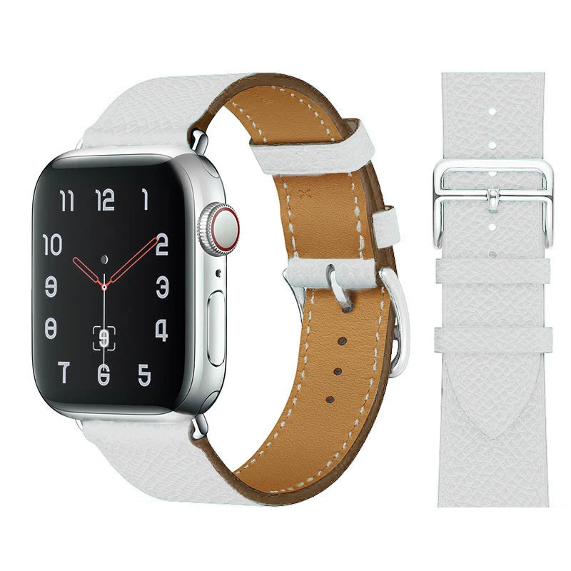 Leather watch band for Apple Watch 11 band 46mm 42mm 44mm 40mm 41mm 45mm 49mm 38mm band Apple Watch Series 10 Ultra3 9 8 7 6 5 SE 3