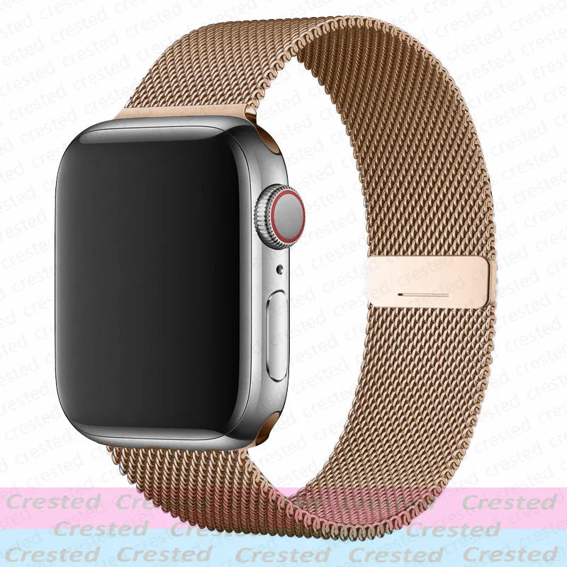 Magnetic band For Apple Watch band 44mm 40mm 45mm 46mm 49mm 42mm 41mm 38mm belt band Apple Watch Series 10 9 3 6 7 8 SE Ultra 2