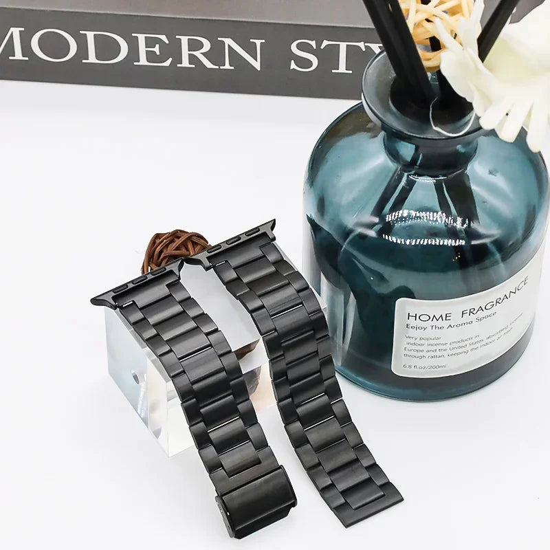 Stainless Steel band For Apple Watch band 45mm 41mm 42mm 46mm 40mm 44mm Ultra 49mm band For Apple Watch Series 10 9 8 7 6 5 SE 4