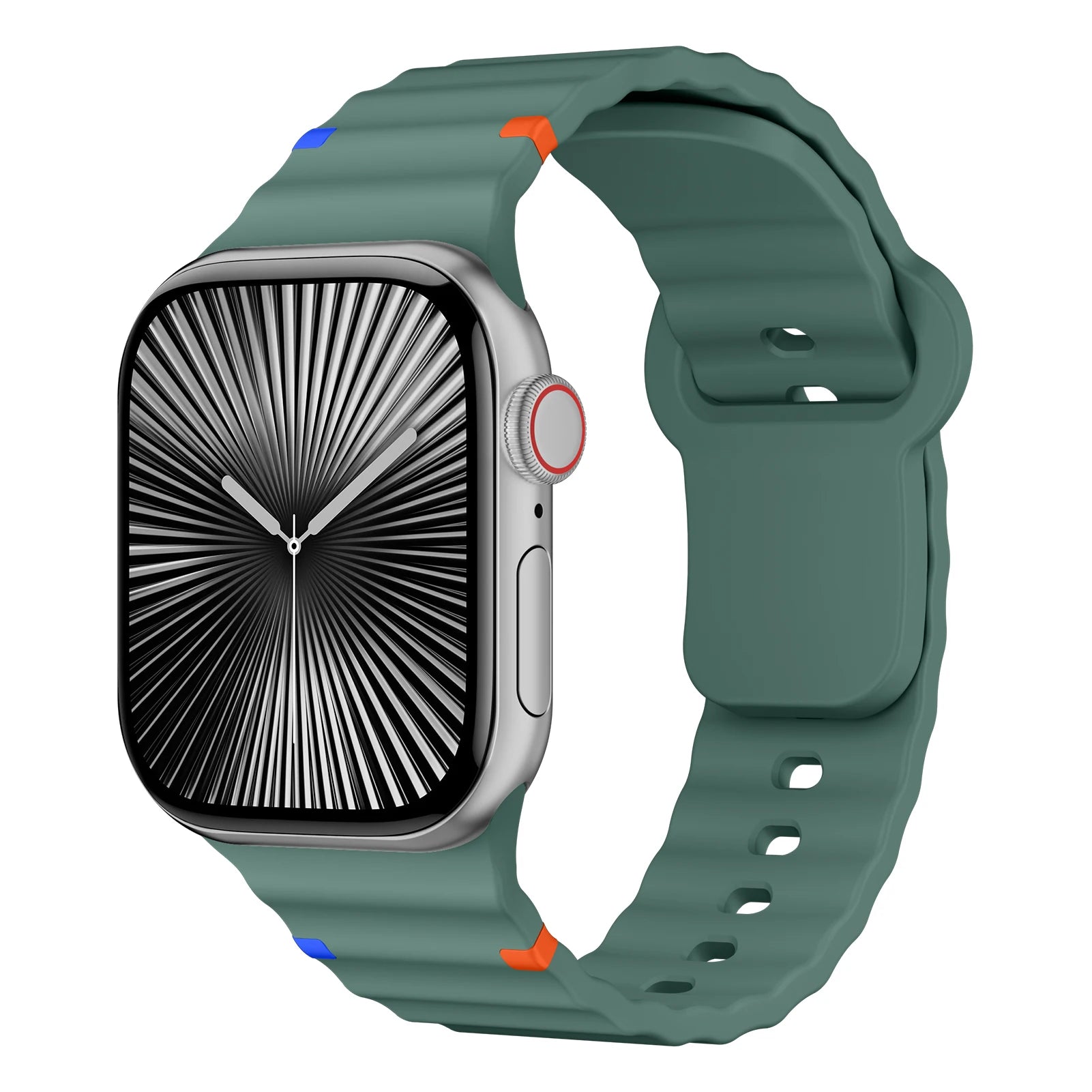 Sport Silicone band for Apple Watch band 44mm 40mm 49mm 45mm 46mm 42mm 38mm 41mm correa band Apple Watch Series 10 SE 9 Ultra 2