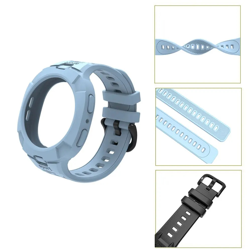 Samsung Watch 8 40mm 44mm TPU Strap Silicone Watchband For Samsung Galaxy Watch 8 Classic 46mm Sport Smartwatch Accessories