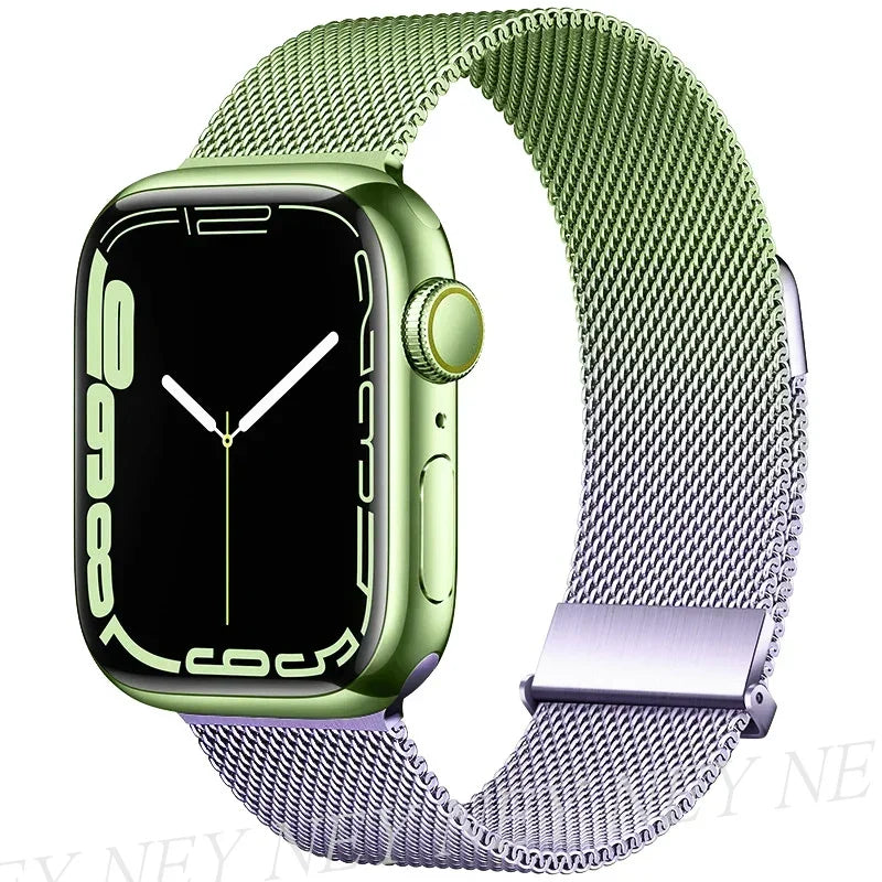 Milanese Loop for Apple Watch band 44mm 45mm 40mm 41mm 46mm 42mm pride band Apple Watch Series 10 9 8 7 6 SE 5 4 Ultra 2 49mm band