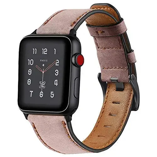 Leather band for Apple Watch band 45mm 41mm 40mm 44mm 42mm 38mm belt Retro band Apple Watch Series 5 4 3 SE 6 7 8 9 Ultra 2 49mm