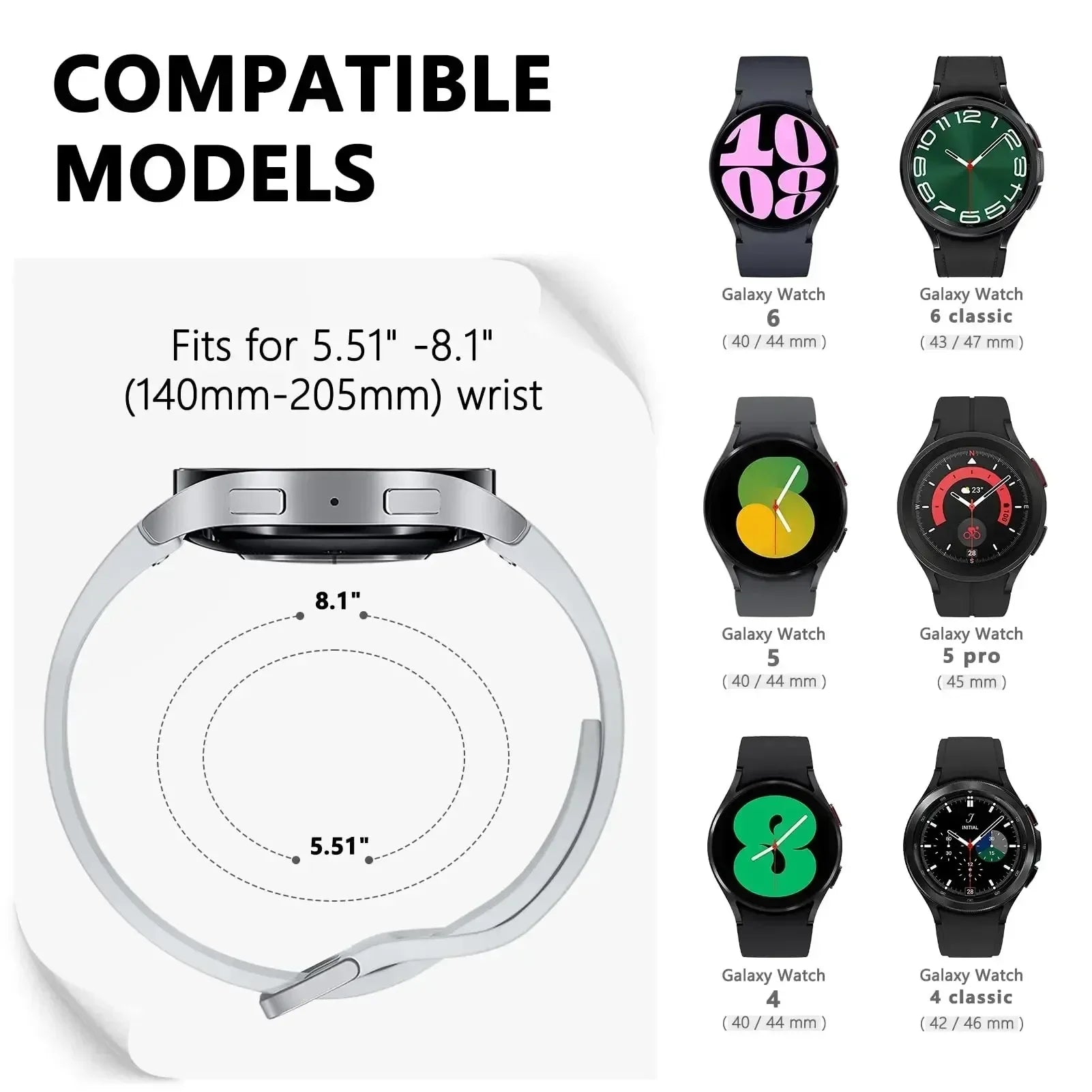Original Silicone Strap For Samsung Galaxy Watch 7/6/5/4 44mm 40mm 5 Pro Sports Bracelet Galaxy Watch 6 4 Classic 47mm 43mm Band