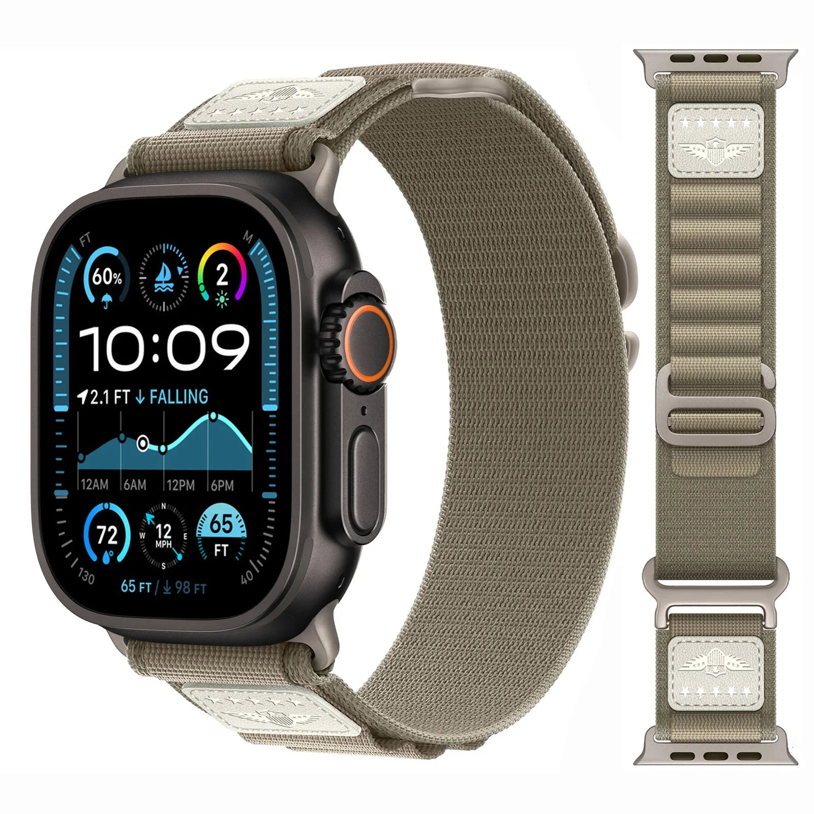 Alpine Loop band for Apple Watch band 44mm 45mm 49mm 40mm 41mm 42mm 38mm correa band Apple Watch Ultra Series 7 6 SE 8 9 10 46mm