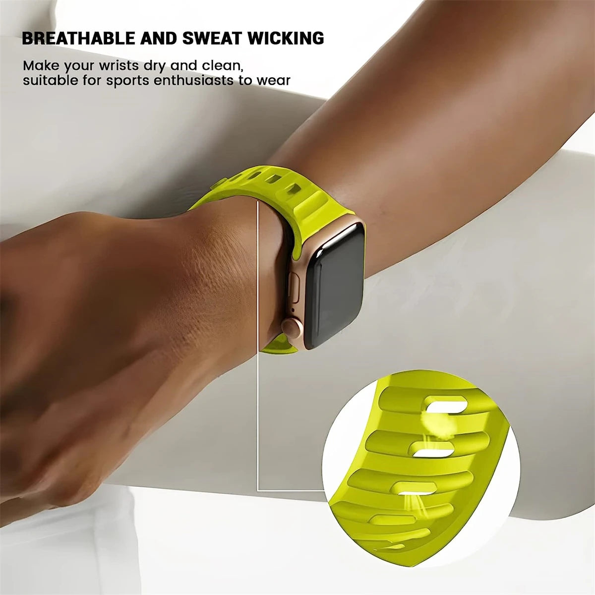 band For Apple Watch band 49mm 44mm 45mm 41mm 40mm 42mm 38mm Soft Silicone sport band Apple Watch Serise 8 7 SE 6 5 9 Ultra 49mm