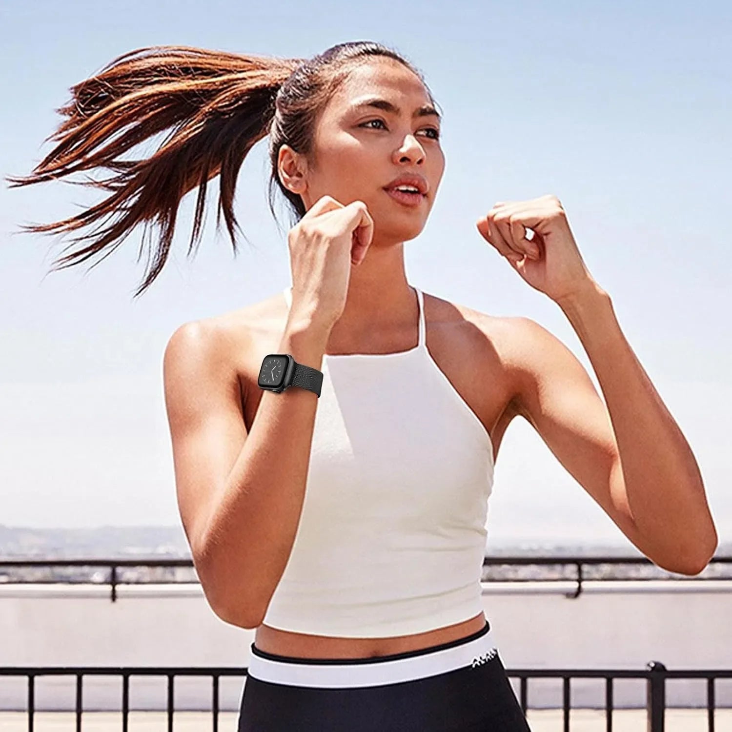 Milanese Loop band For Apple Watch band 46mm 40mm 41mm 45mm 49mm 42mm Correas bands Apple Watch Series 11 10 9 SE 3 7 8 Ultra 3