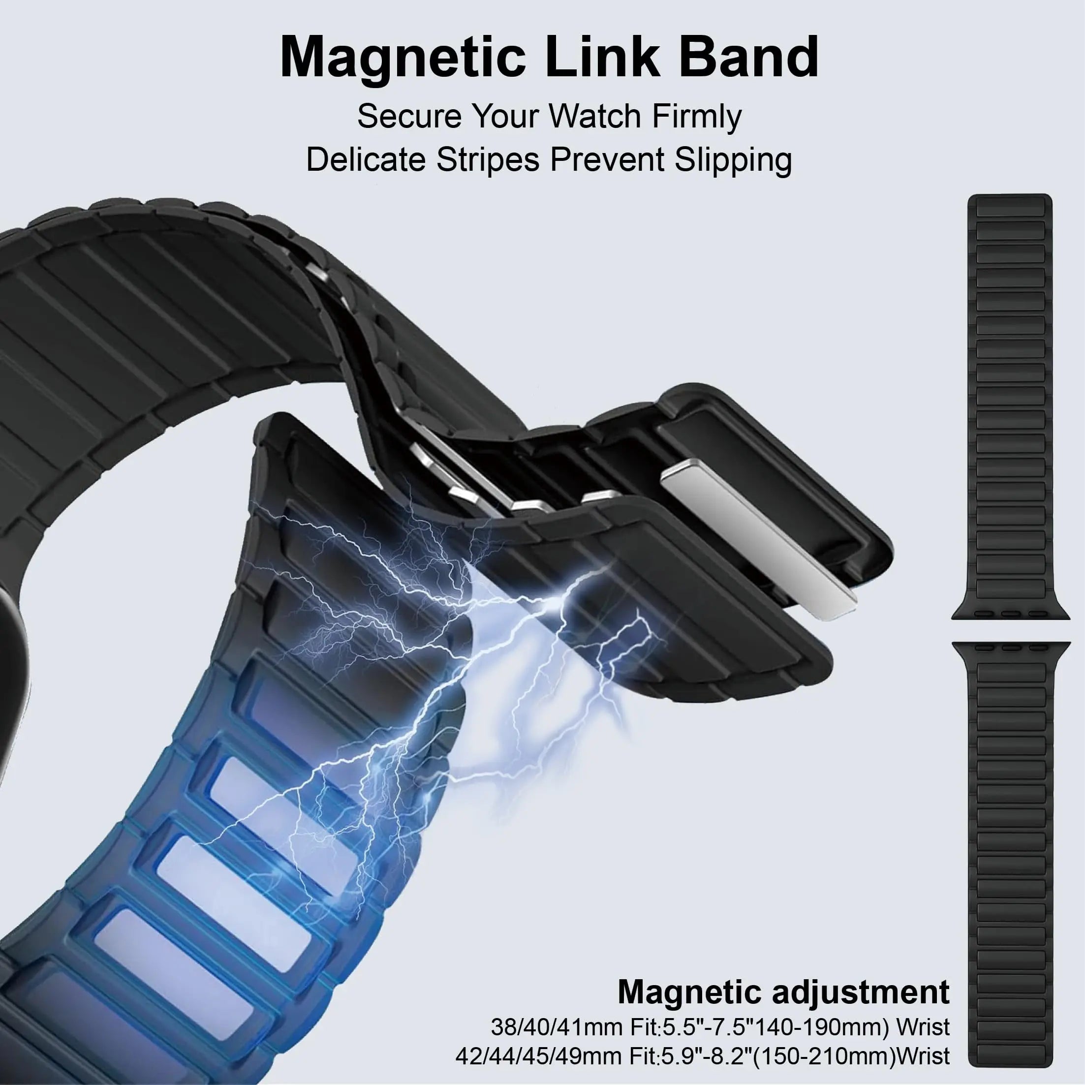 Magnetic Loop band for Apple Watch band 46mm 44mm 40mm 45mm 41mm 42mm Silicone band Apple Watch Series 11 10 9 8 7 6 SE Ultra 3
