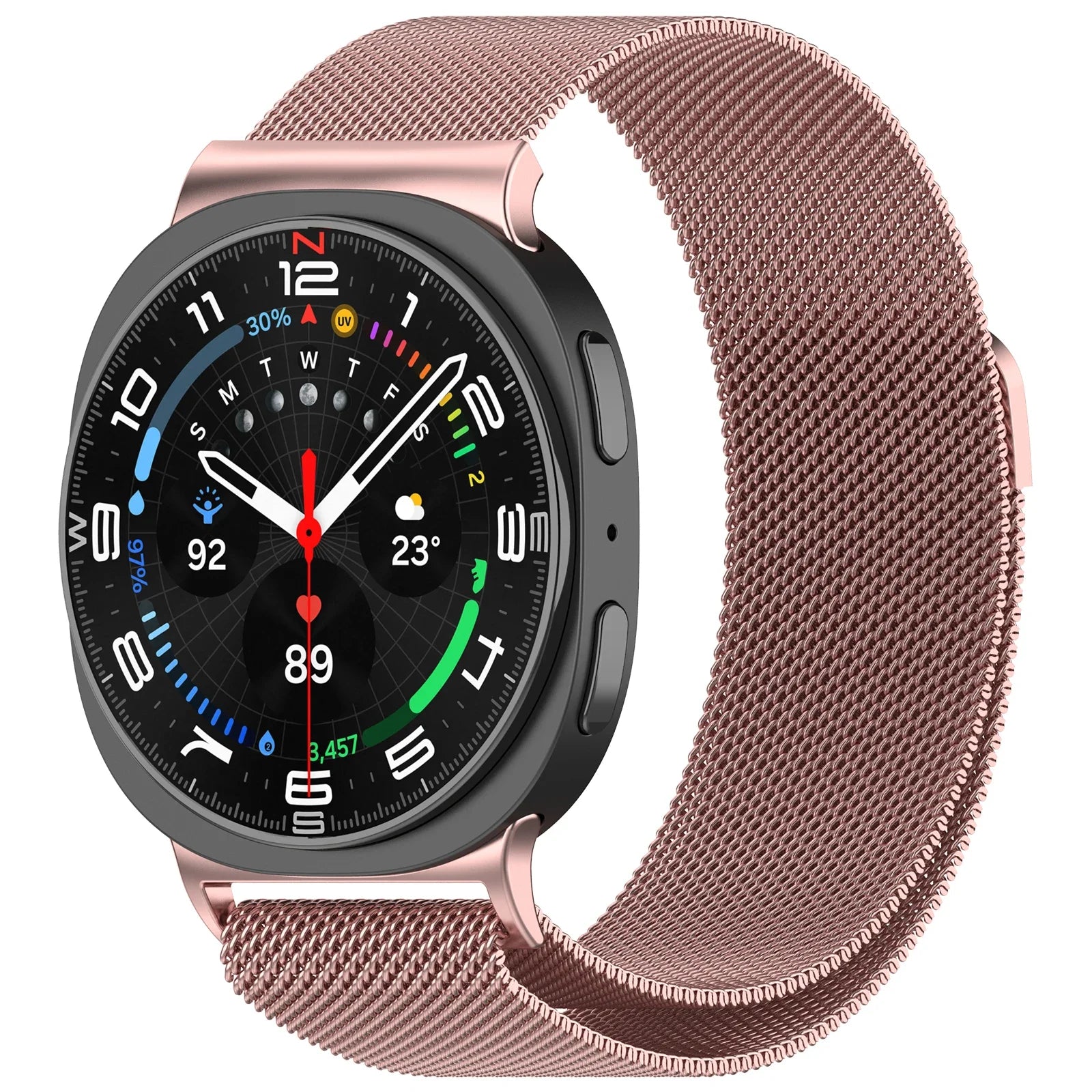 Milanese Magnetic Strap for Samsung Galaxy Watch 8 44mm 40mm Classic 46mm Metal Breathable Replaceable Galaxy Watch Ultra 47mm