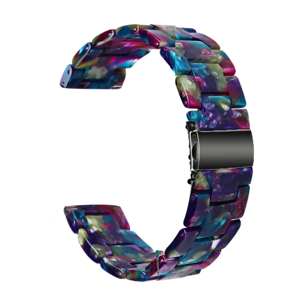 20mm Resin Band Loop For Samsung Galaxy Active 2 40 44mm Bracelet Strap Correa For Watch 3 41mm 4 5 6 7 Classic 42mm 46mm