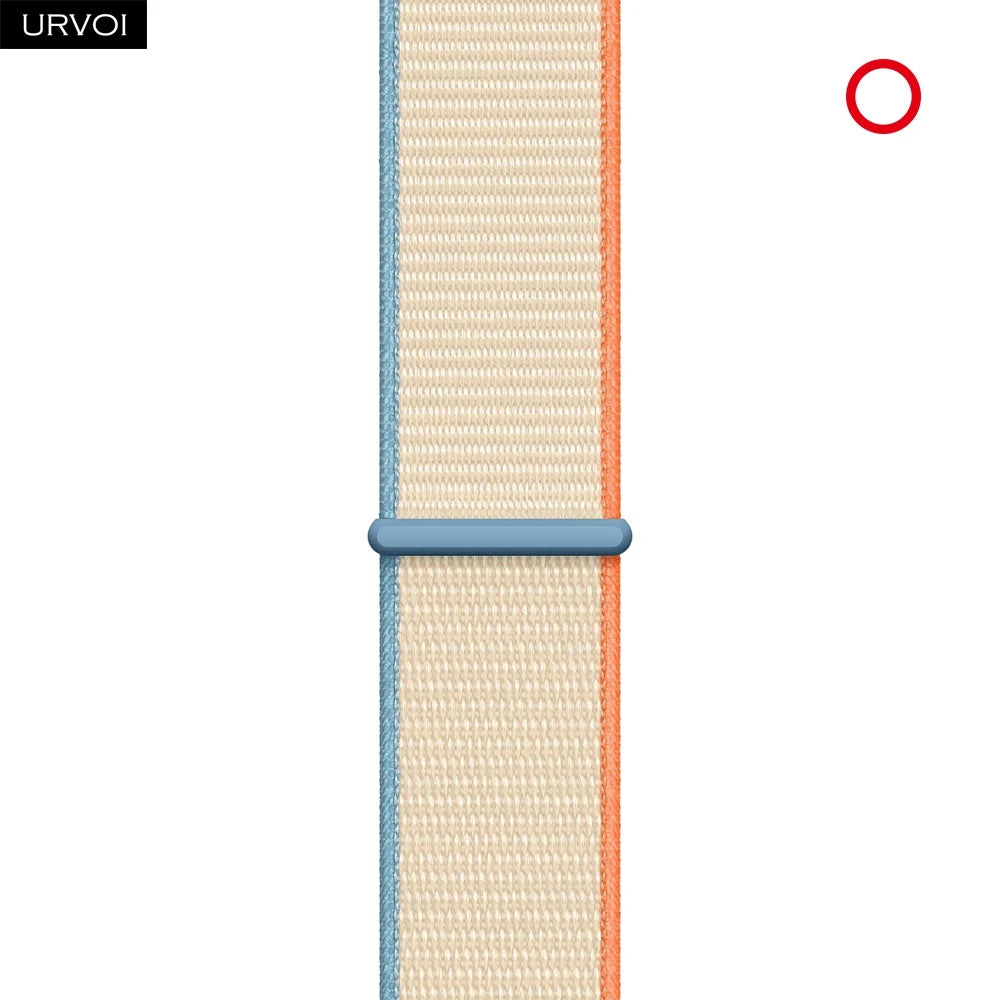 URVOI Sport Loop for Apple Watch Ultra 3 2 Series 11 10 9 8 SE3 Nylon loop for Apple Watch sport band 42mm 46mm breathabe hook fastener