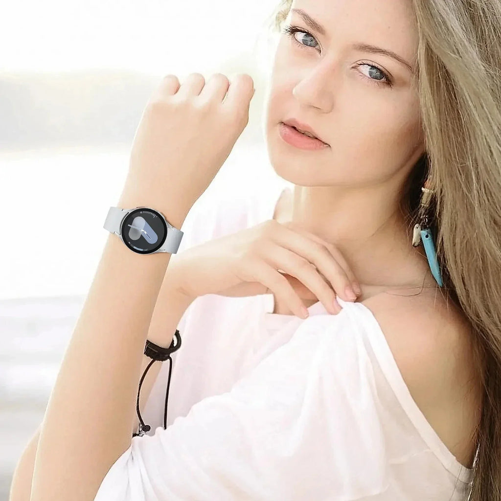 Original Silicone Strap For Samsung Galaxy Watch 7/6/5/4 44mm 40mm 5 Pro Sports Bracelet Galaxy Watch 6 4 Classic 47mm 43mm Band