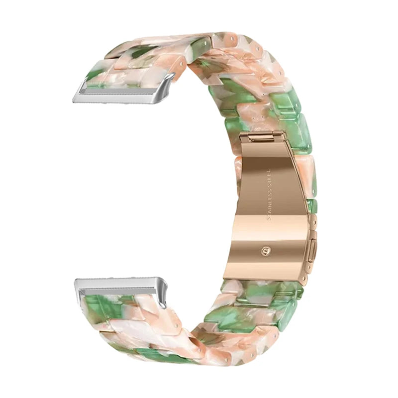 Resin Strap Compatible with Samsung Galaxy Fit3 Quick Release Men Women Bracelet for Galaxy Fit 3 Strap