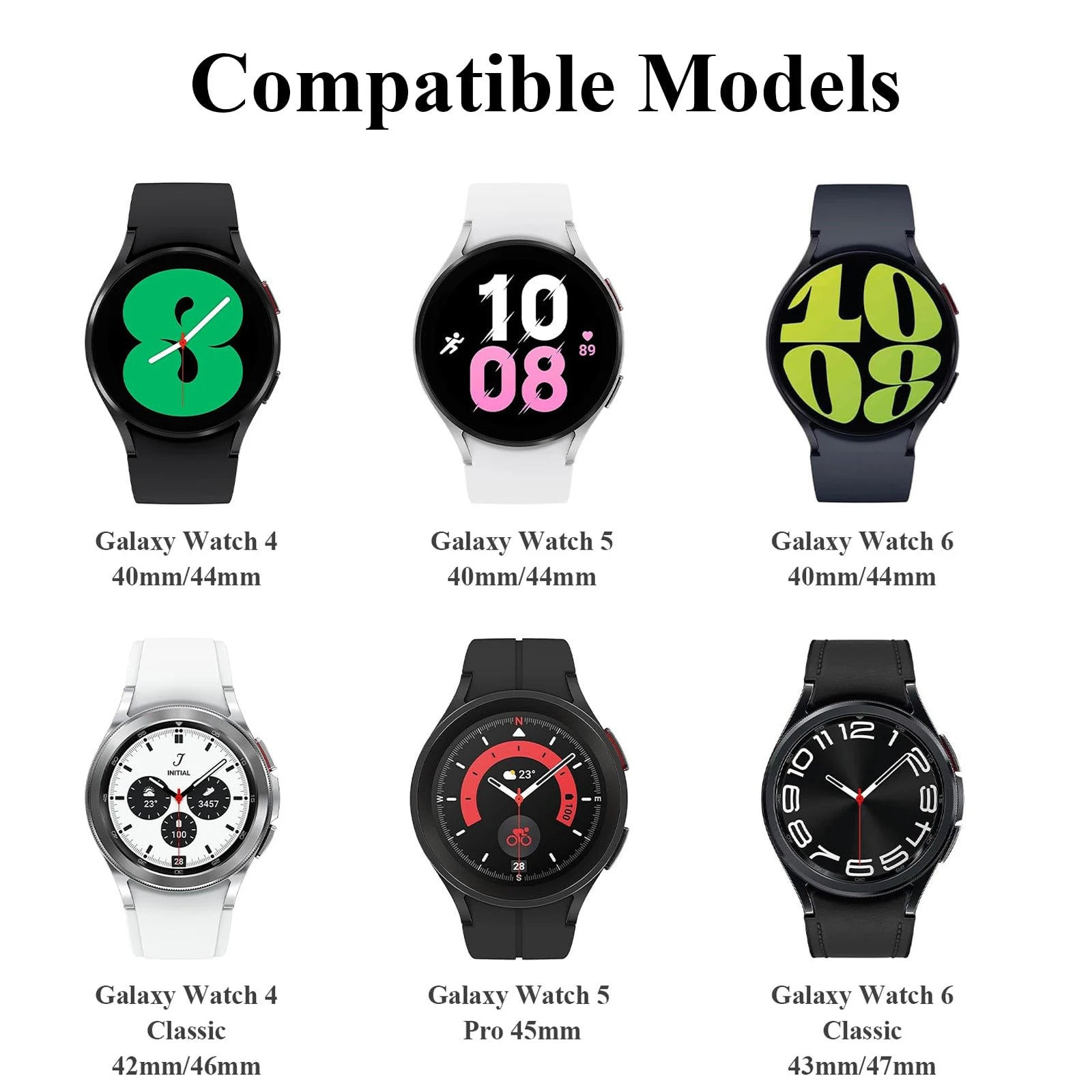 Genuine Leather+silicone Strap for Samsung Galaxy Watch 6 5 7 44mm 40mm 20 Bracelet Galaxy Watch 6 4 Classic 47mm 46mm 43mm 42mm