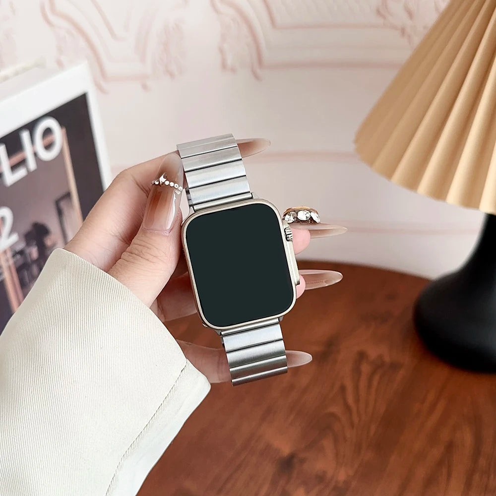 Stainless steel band for Apple Watch band 49mm 45mm 41mm 44mm 40mm 42mm 38mm metal bands Apple Watch Ultra 11 10 9 4 5 SE 6 7 8